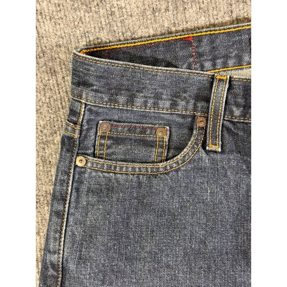 Adam Levine Mens W30 x L30 denim blue jeans missing rear patch in the back - Picture 13 of 16